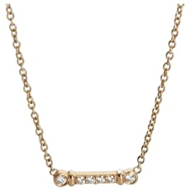 Tiffany & Co. Schlüsselanhänger Fleur de Lis aus Roségold mit Diamanten.