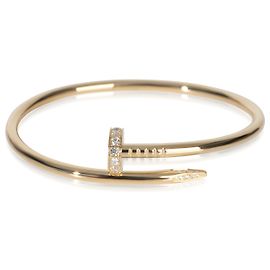 Bracciale Juste Un Clou in Oro Giallo e Diamanti di Cartier