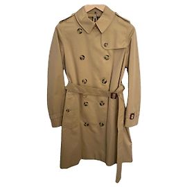 Gabardina Burberry Kensington Beige de Algodón