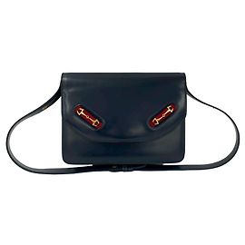 Borsa a Spalla in Pelle Gucci Vintage Sherry Line