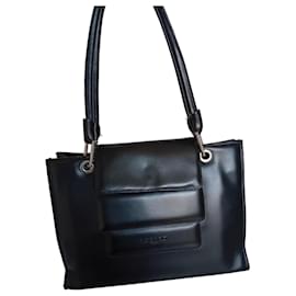 Azzaro black leather handbag