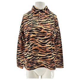 Camicia Roseanna con stampa tigre marrone in cotone