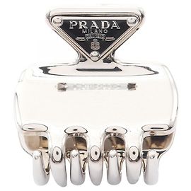 Fermaglio per capelli in acciaio inossidabile Prada