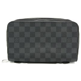 Portafoglio Zippy XL Damier Graphite Louis Vuitton