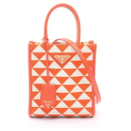 Prada TRIANGOLO JACQUARD Mini Bolso 2 Vías