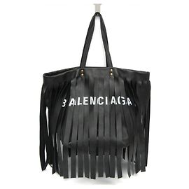 Borsa a Spalla in Pelle Balenciaga Laundry Cabas S 517843