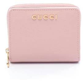 Cartera bi-fold para mujer Gucci en rosa
