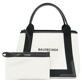 Borsa a mano Cabas S da donna Balenciaga in blu navy