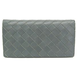 Bottega Veneta Intrecciato Men's Leather Long Wallet