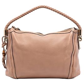 Borsa a spalla Bella in pelle di vitello granata marrone medio Gucci