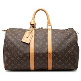 Louis Vuitton Keepall 45 Monogram Marrone