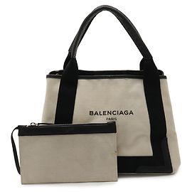Bolso tote de lona negra Balenciaga