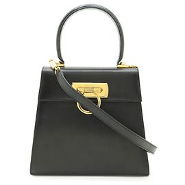 Borsa in pelle Gancini di Salvatore Ferragamo