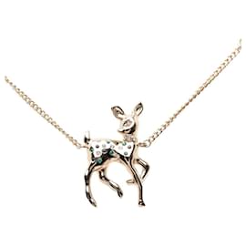Collana con pendente a catena motivo cervo Coco Mark di Chanel