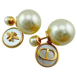 Orecchini Christian Dior Dior Tribal Perla Ape Logo CD