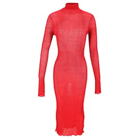 Vestido Midi Josita Isabel Marant en Viscosa Burdeos