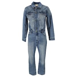 Mono de mezclilla de manga larga Michael Michael Kors en algodón azul
