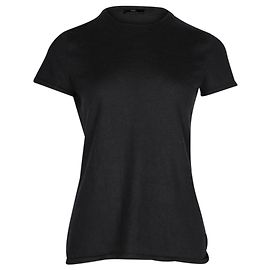 Camiseta básica de corte slim de manga corta Ralph Lauren en cachemira negra