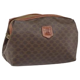 Céline Pochette in tela e pelle Macadam di Celine