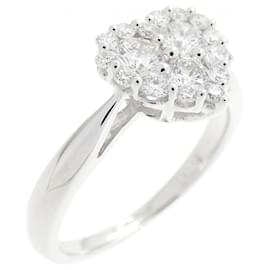 Autre Marque Ponte Vecchio K18 Weißgold-Diamantring