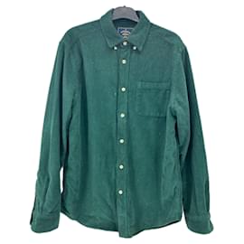 Camicia in velluto a coste verde - Autre Marque