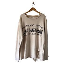 Autre Marque Beige Langarm-T-Shirt für Kinder Riches Déprimés