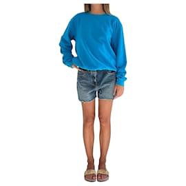 Off White Diag Regular Sweatshirt Blau