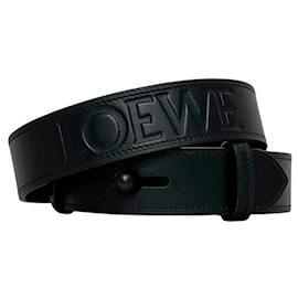 Schwarzer Leder Gürtel von Loewe