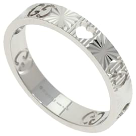 Gucci Icon Heart Bandring aus 18K Weißgold