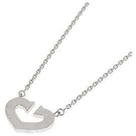 Collana C Heart Cartier in oro bianco 18K