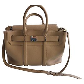 Sac tote Louis Vuitton Georges MM Gris en cuir