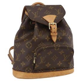 LOUIS VUITTON Zaino Monogram Montsouris PM M51137 LV Auth BAZ816A