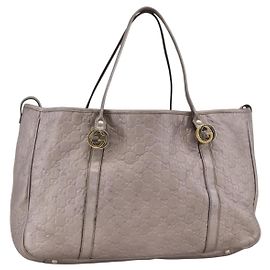 Borsa Miss GG in pelle GG Canvas Guccissima rosa argento 282956 Auth YKZ740