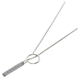 Collana Lariat Gucci in Oro Bianco 18K