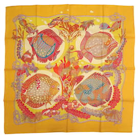 Foulard in seta Carre 90 Grands Fonds di Hermès