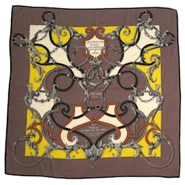 Sciarpa in seta e cashmere L'Instruction du Roy Carre 140 di Hermès