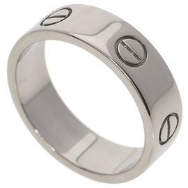 Cartier Love Band Ring aus 18K Weißgold