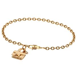 Hermès Hermes Constance 1P Diamond Bracelet in 18K Pink Gold