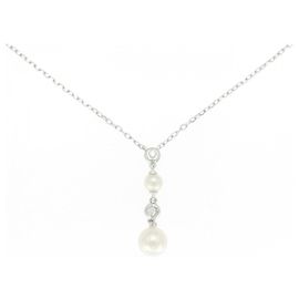 Mikimoto Akoya Perlenkette aus K18 Weißgold