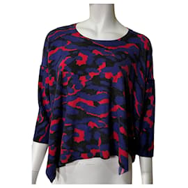 Sonia Rykiel Bedruckter Wollpullover Kurz