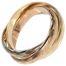 Cartier Trinity Ring 18K Rosé Weiß und Gelbgold