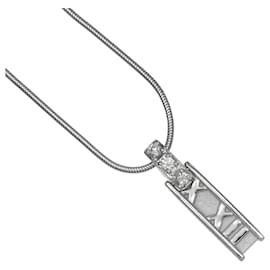 Collana Atlas Bar di Tiffany & Co. in oro bianco 18K con diamante