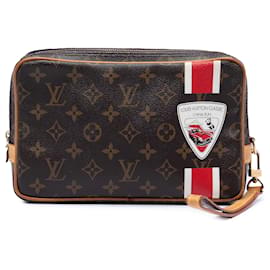 Clutch Pavel Monogramma Marrone Louis Vuitton