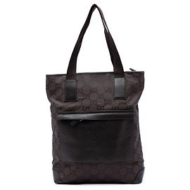 Gucci Braune GG Nylon Tote