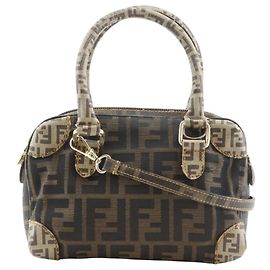 Borsa a Spalla Fendi Mini Boston 2 in 1