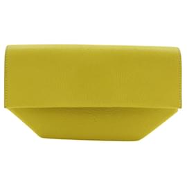 Borsa Clutch Opry di Hermès in Pelle di Capra Gialla
