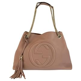 Gucci Soho Leder Schultertasche mit Kette