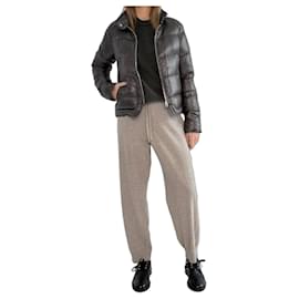 Hermès Piumino giacca puffer marrone