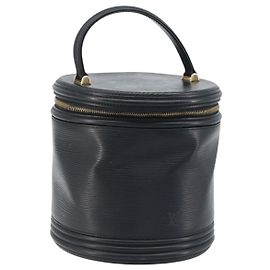 LOUIS VUITTON Borsa a Mano Epi Cannes Nera M48032 LV Auth ARZ758