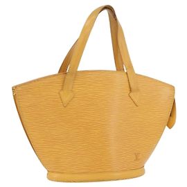 LOUIS VUITTON Borsa a Mano Epi Saint Jacques Gialla M52279 LV Auth hk3627
